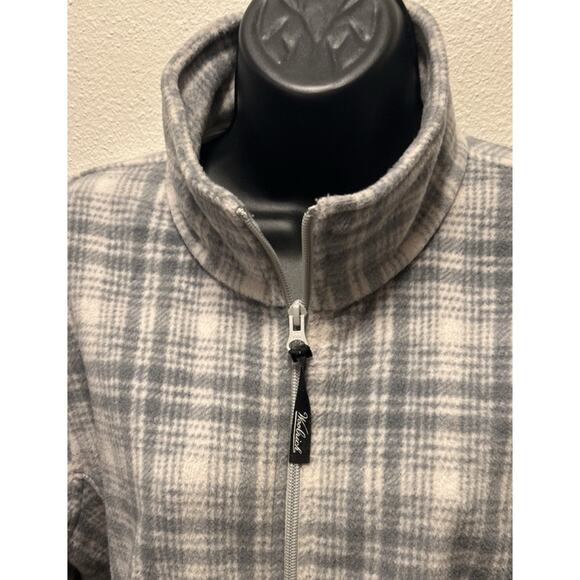Women’s Woolrich Frost Hunt Full Zip White And Grey Size Large‎ - Picture 3 of 5